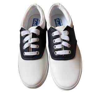 NEW Keds Saddle Shoes‎ Leather Lace Up Sneakers Children's 13.5 Slim